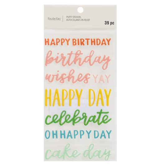 Birthday Wishes Stickers by Recollections&#x2122;